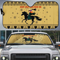 Horse Lover Christmas Christmas Auto Sun Shade Xmas Holiday Patterns - Wonder Print Shop