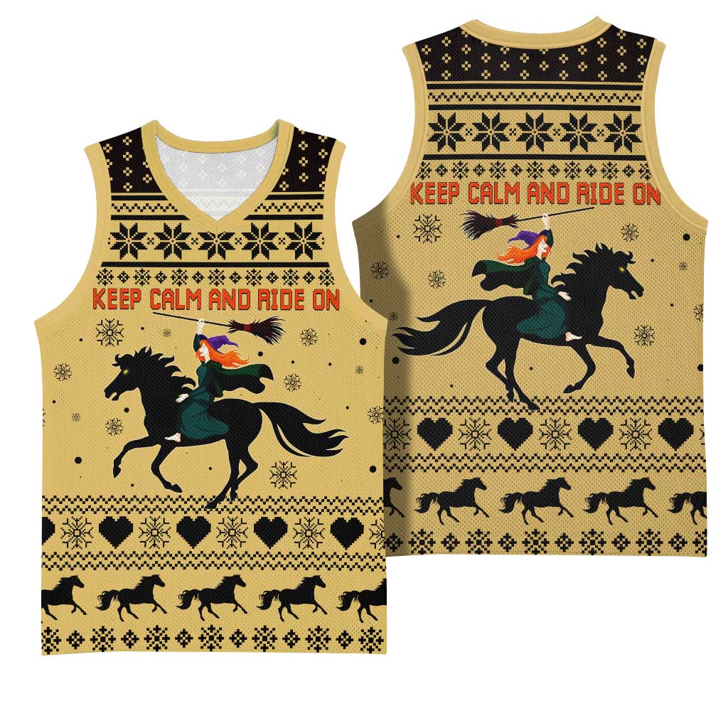 Horse Lover Christmas Christmas Basketball Jersey Xmas Holiday Patterns - Wonder Print Shop