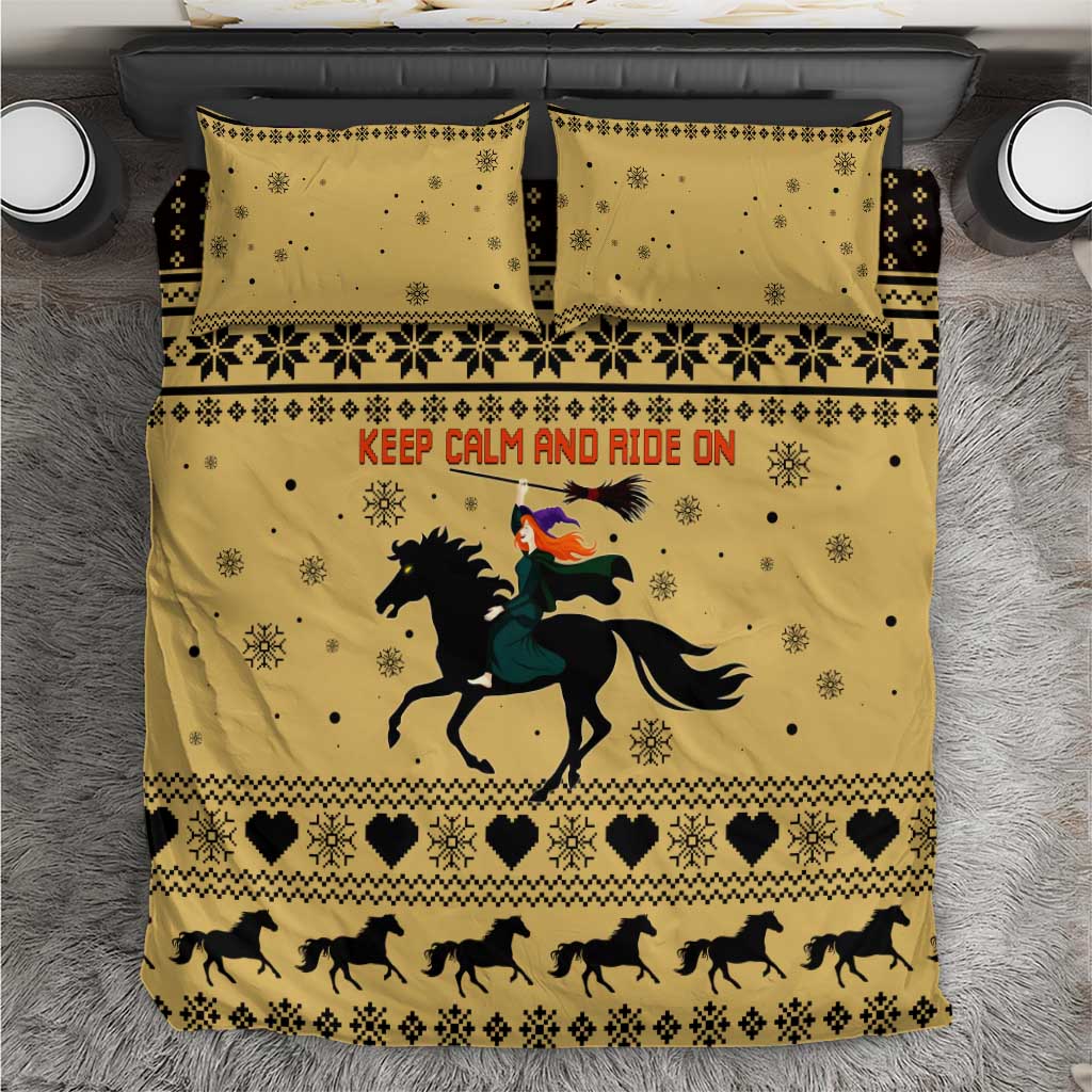 Horse Lover Christmas Christmas Bedding Set Xmas Holiday Patterns - Wonder Print Shop