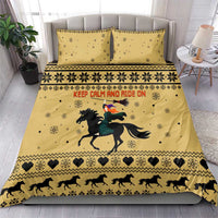 Horse Lover Christmas Christmas Bedding Set Xmas Holiday Patterns - Wonder Print Shop