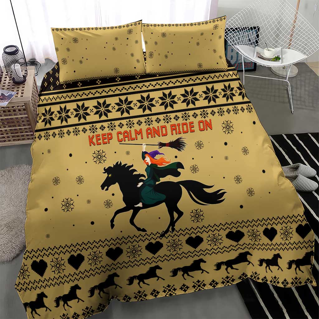 Horse Lover Christmas Christmas Bedding Set Xmas Holiday Patterns - Wonder Print Shop