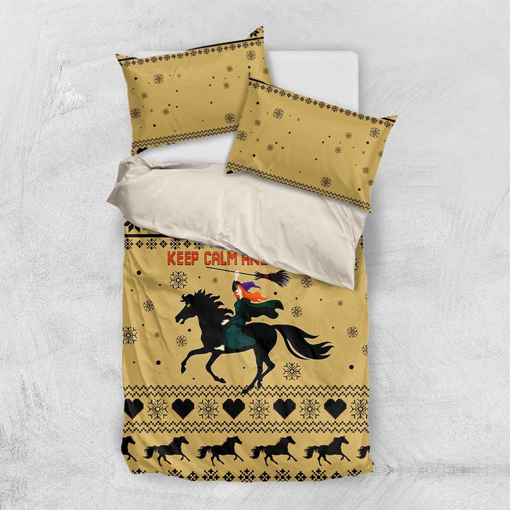 Horse Lover Christmas Christmas Bedding Set Xmas Holiday Patterns - Wonder Print Shop