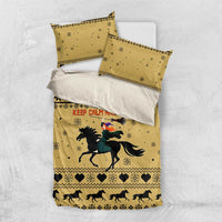 Horse Lover Christmas Christmas Bedding Set Xmas Holiday Patterns - Wonder Print Shop