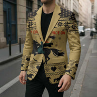 Horse Lover Christmas Christmas Blazer Xmas Holiday Patterns - Wonder Print Shop