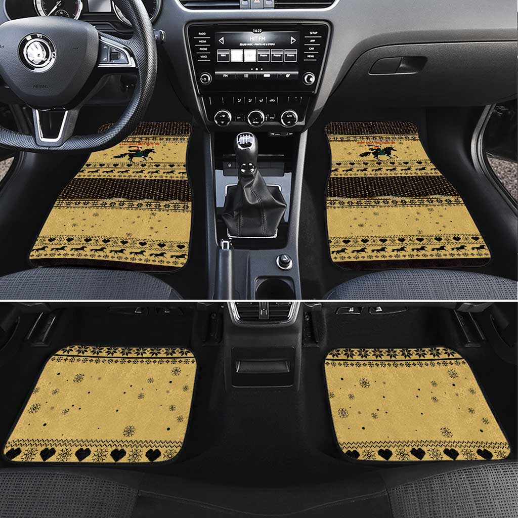 Horse Lover Christmas Christmas Car Mats Xmas Holiday Patterns - Wonder Print Shop