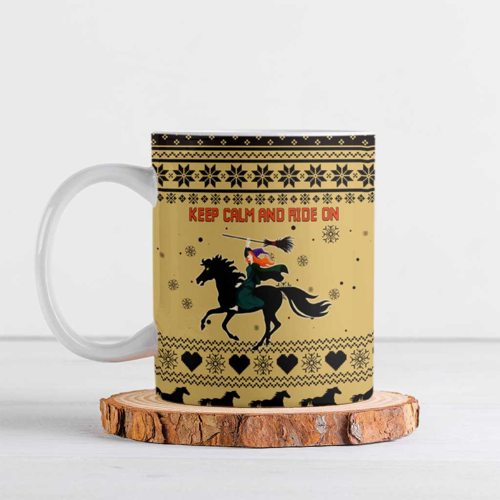 Horse Lover Christmas Christmas Ceramic Mug Xmas Holiday Patterns - Wonder Print Shop