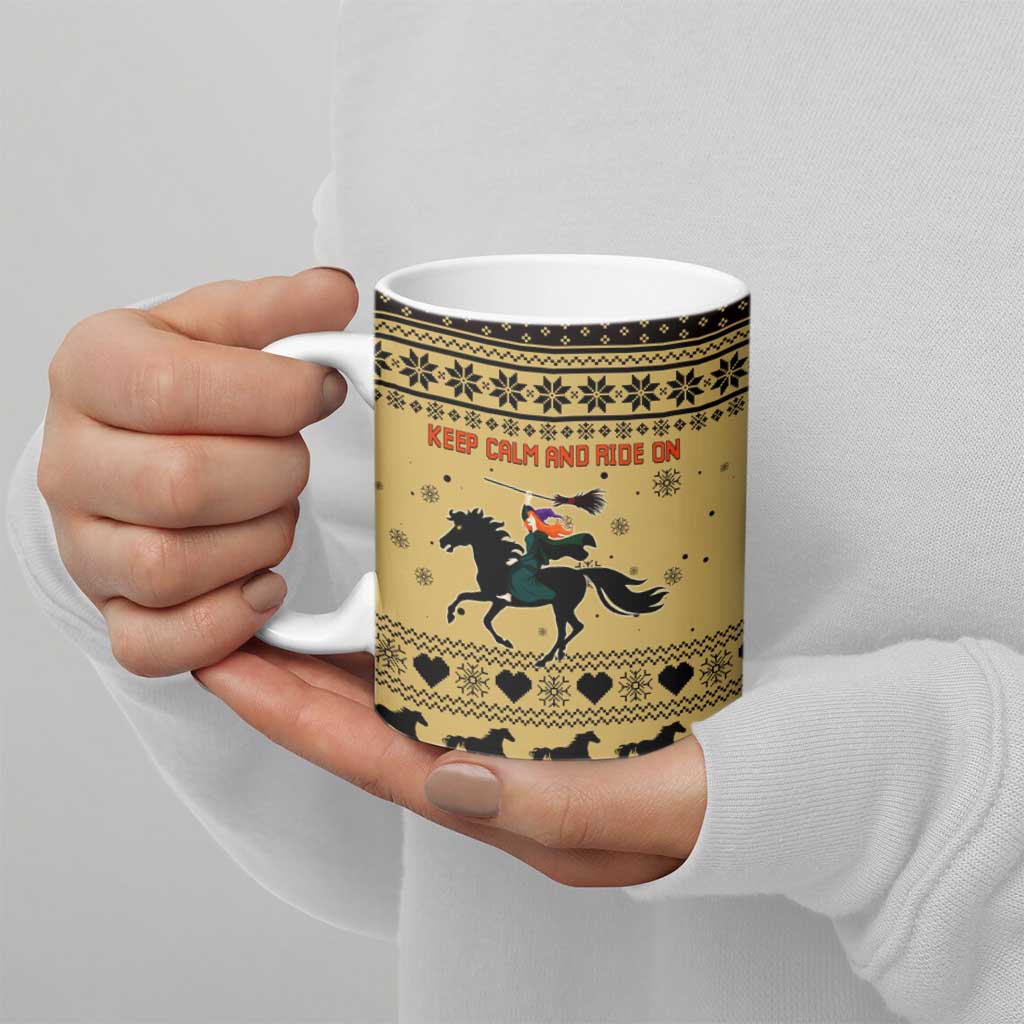 Horse Lover Christmas Christmas Ceramic Mug Xmas Holiday Patterns - Wonder Print Shop