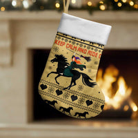 Horse Lover Christmas Christmas Stocking Xmas Holiday Patterns - Wonder Print Shop