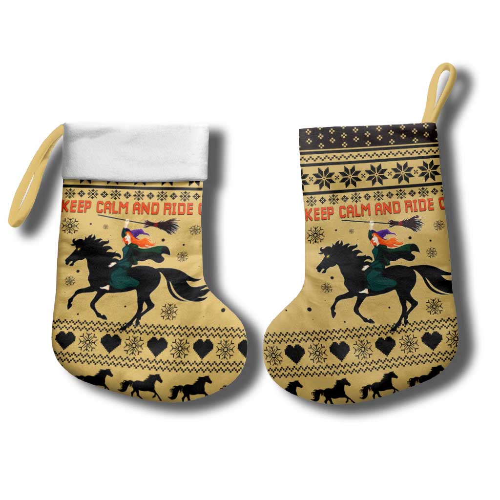 Horse Lover Christmas Christmas Stocking Xmas Holiday Patterns - Wonder Print Shop