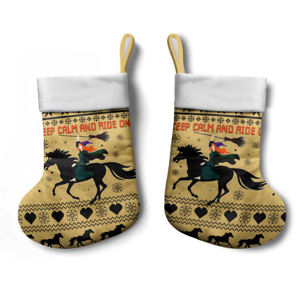 Horse Lover Christmas Christmas Stocking Xmas Holiday Patterns - Wonder Print Shop