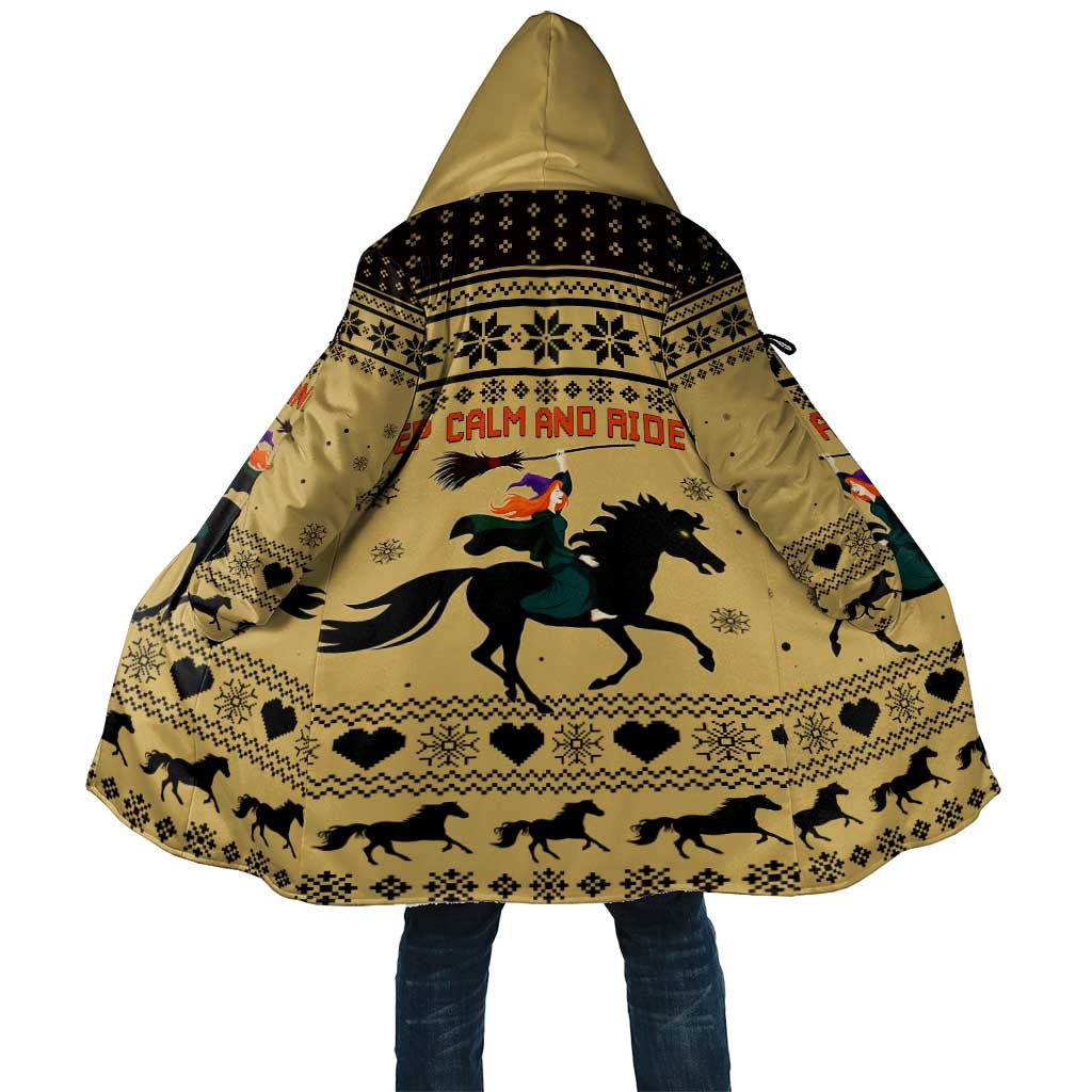 Horse Lover Christmas Christmas Cloak Xmas Holiday Patterns - Wonder Print Shop
