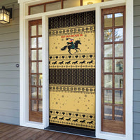 Horse Lover Christmas Christmas Door Cover Xmas Holiday Patterns - Wonder Print Shop