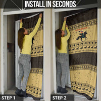 Horse Lover Christmas Christmas Door Cover Xmas Holiday Patterns - Wonder Print Shop
