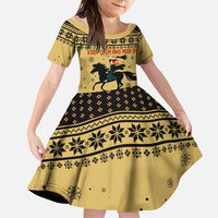 Horse Lover Christmas Christmas Family Matching Mermaid Dress and Hawaiian Shirt Xmas Holiday Patterns - Wonder Print Shop
