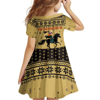 Horse Lover Christmas Christmas Family Matching Mermaid Dress and Hawaiian Shirt Xmas Holiday Patterns - Wonder Print Shop