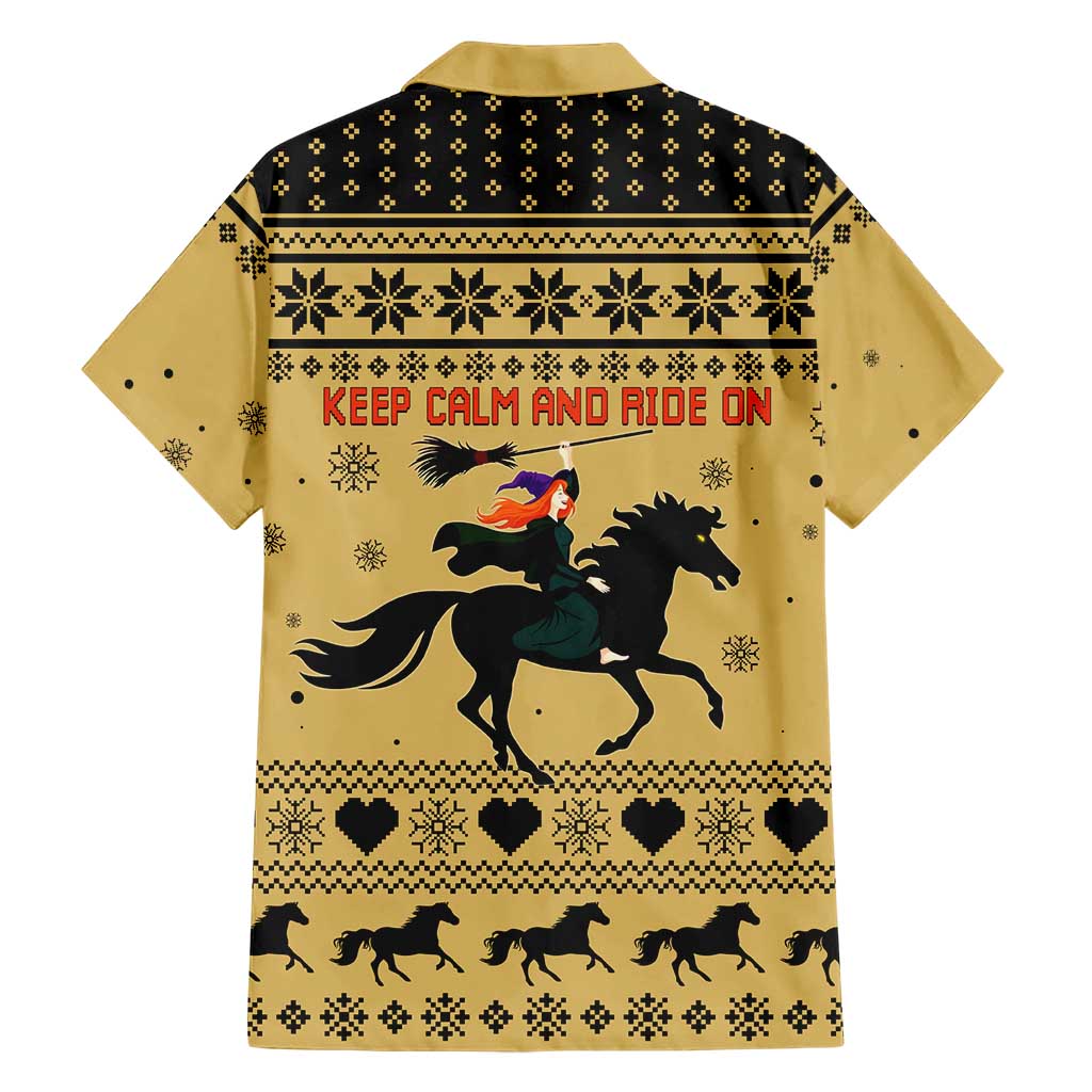 Horse Lover Christmas Christmas Family Matching Puletasi and Hawaiian Shirt Xmas Holiday Patterns - Wonder Print Shop