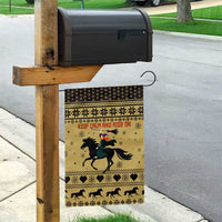 Horse Lover Christmas Christmas Garden Flag Xmas Holiday Patterns - Wonder Print Shop