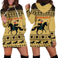 Horse Lover Christmas Christmas Hoodie Dress Xmas Holiday Patterns - Wonder Print Shop