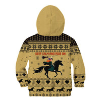 Horse Lover Christmas Christmas Kid Hoodie Xmas Holiday Patterns - Wonder Print Shop
