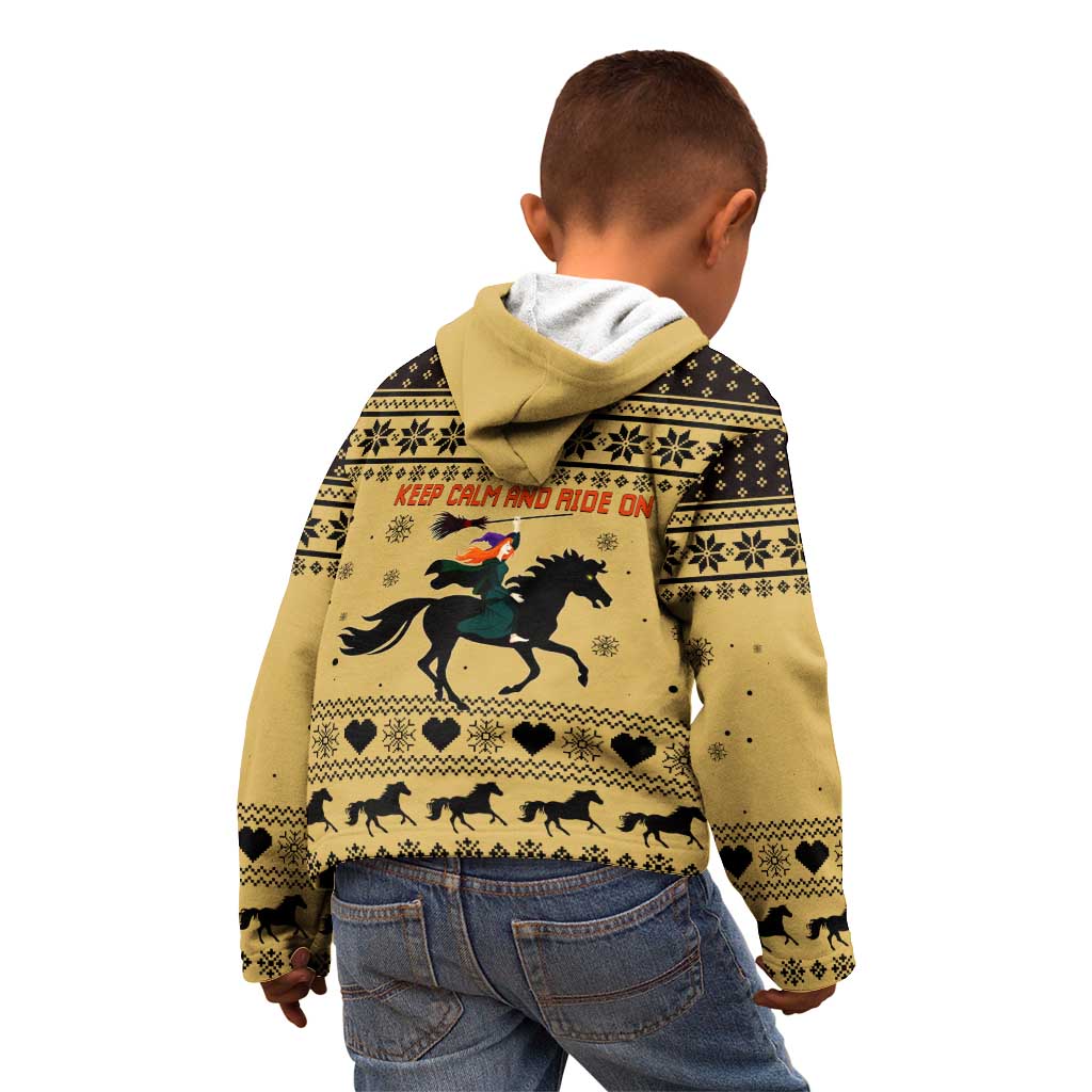 Horse Lover Christmas Christmas Kid Hoodie Xmas Holiday Patterns - Wonder Print Shop