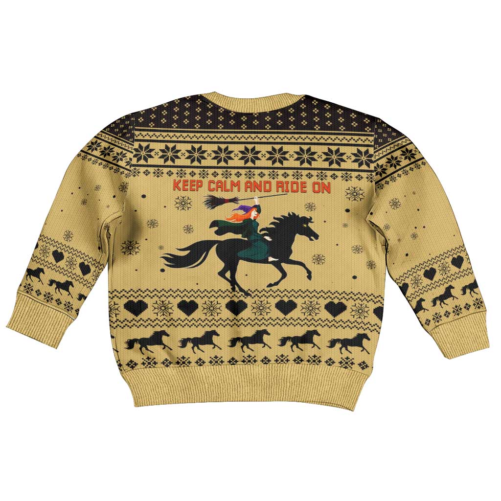 Horse Lover Christmas Kid Ugly Christmas Sweater Xmas Holiday Patterns - Wonder Print Shop