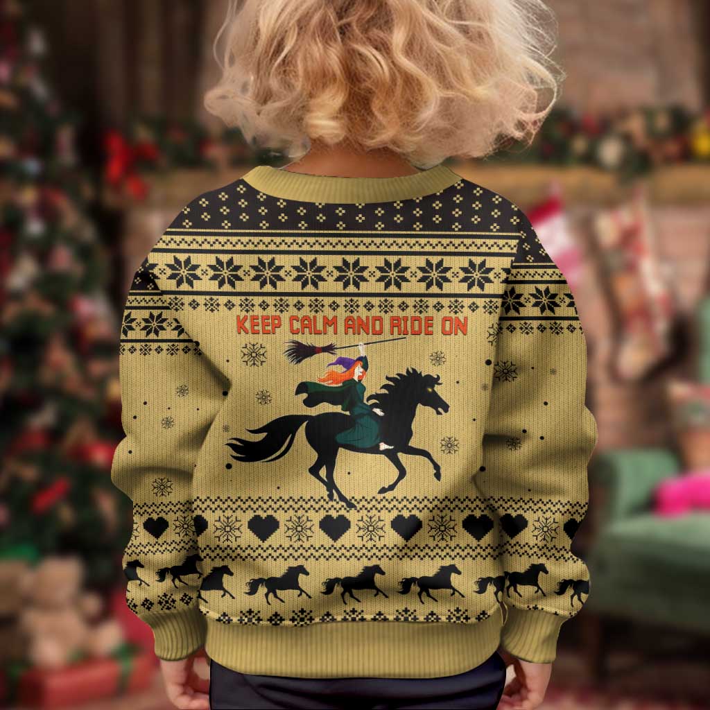 Horse Lover Christmas Kid Ugly Christmas Sweater Xmas Holiday Patterns - Wonder Print Shop