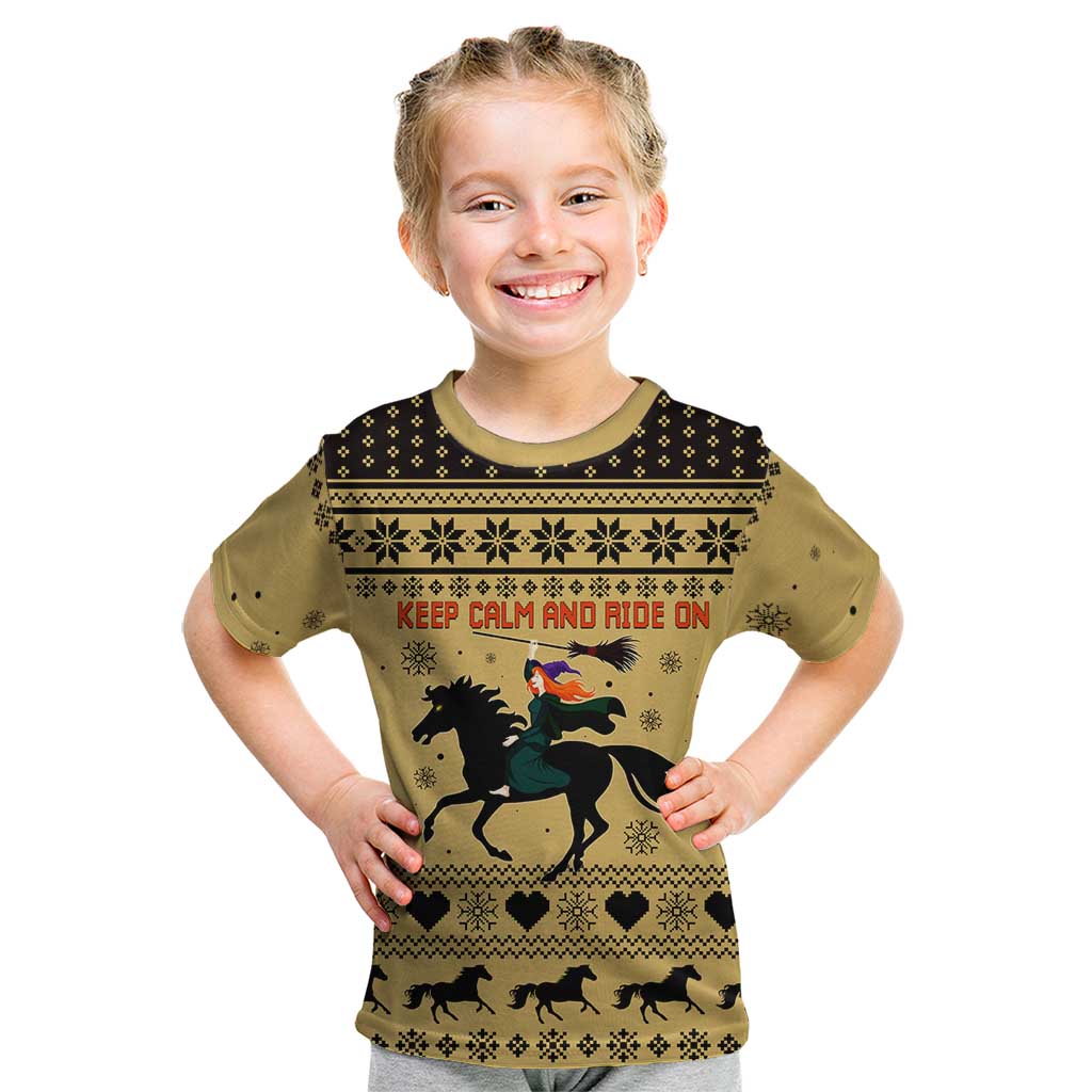 Horse Lover Christmas Christmas Kid T Shirt Xmas Holiday Patterns - Wonder Print Shop