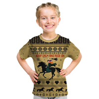 Horse Lover Christmas Christmas Kid T Shirt Xmas Holiday Patterns - Wonder Print Shop