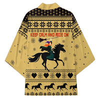 Horse Lover Christmas Christmas Kimono Xmas Holiday Patterns - Wonder Print Shop