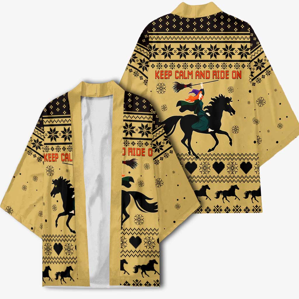 Horse Lover Christmas Christmas Kimono Xmas Holiday Patterns - Wonder Print Shop