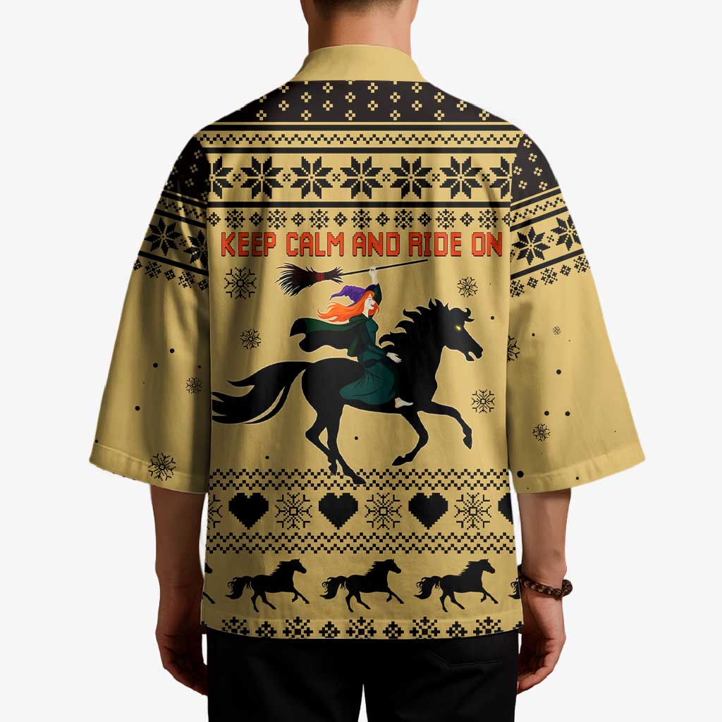 Horse Lover Christmas Christmas Kimono Xmas Holiday Patterns - Wonder Print Shop