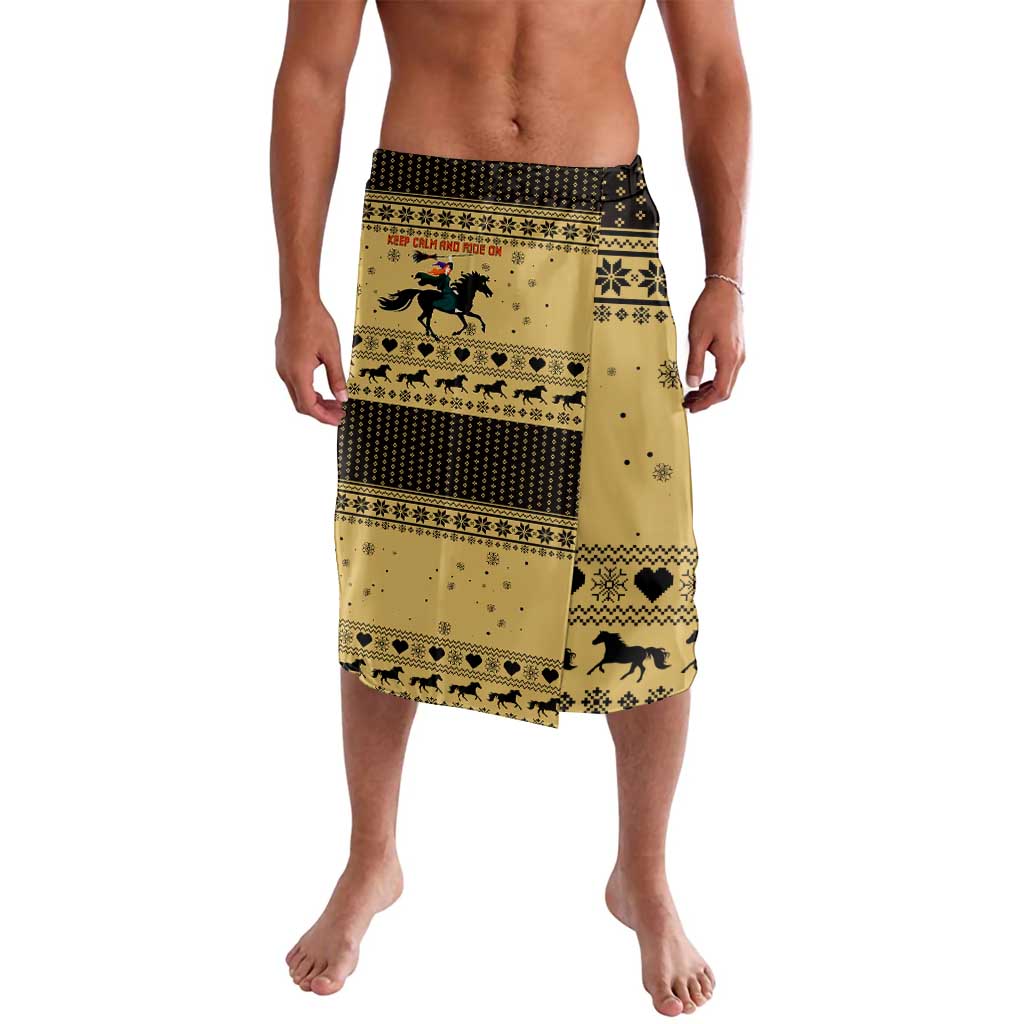 Horse Lover Christmas Christmas Lavalava Xmas Holiday Patterns - Wonder Print Shop