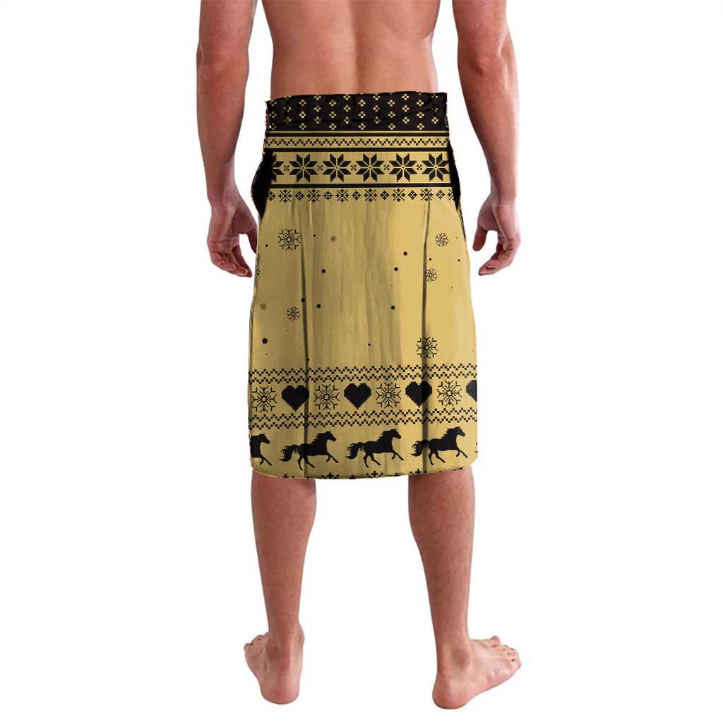Horse Lover Christmas Christmas Lavalava Xmas Holiday Patterns - Wonder Print Shop