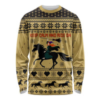 Horse Lover Christmas Christmas Long Sleeve Shirt Xmas Holiday Patterns - Wonder Print Shop