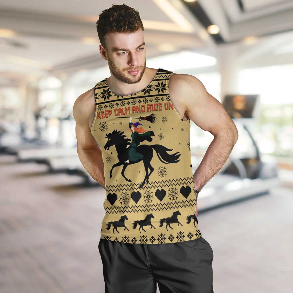 Horse Lover Christmas Christmas Men Tank Top Xmas Holiday Patterns - Wonder Print Shop