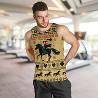 Horse Lover Christmas Christmas Men Tank Top Xmas Holiday Patterns - Wonder Print Shop
