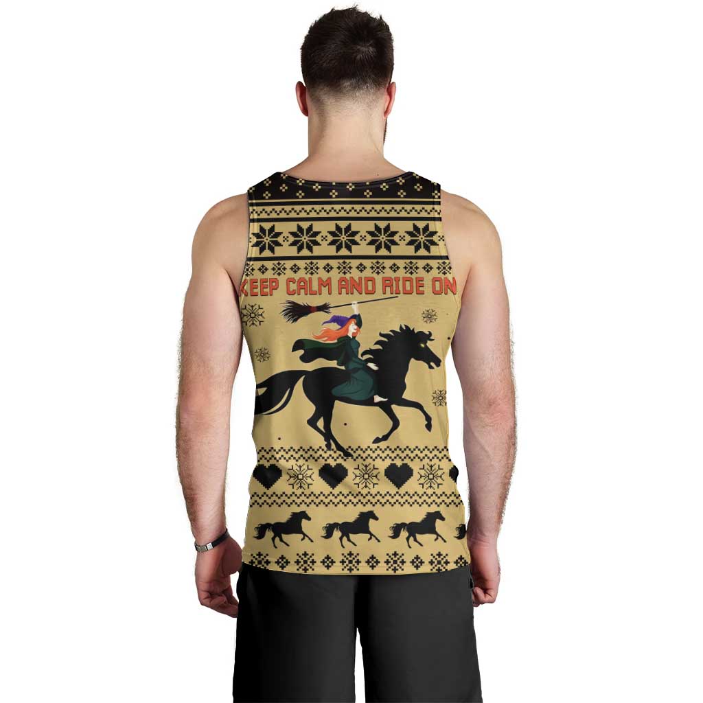 Horse Lover Christmas Christmas Men Tank Top Xmas Holiday Patterns - Wonder Print Shop