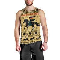 Horse Lover Christmas Christmas Men Tank Top Xmas Holiday Patterns - Wonder Print Shop
