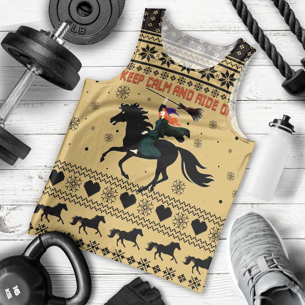Horse Lover Christmas Christmas Men Tank Top Xmas Holiday Patterns - Wonder Print Shop