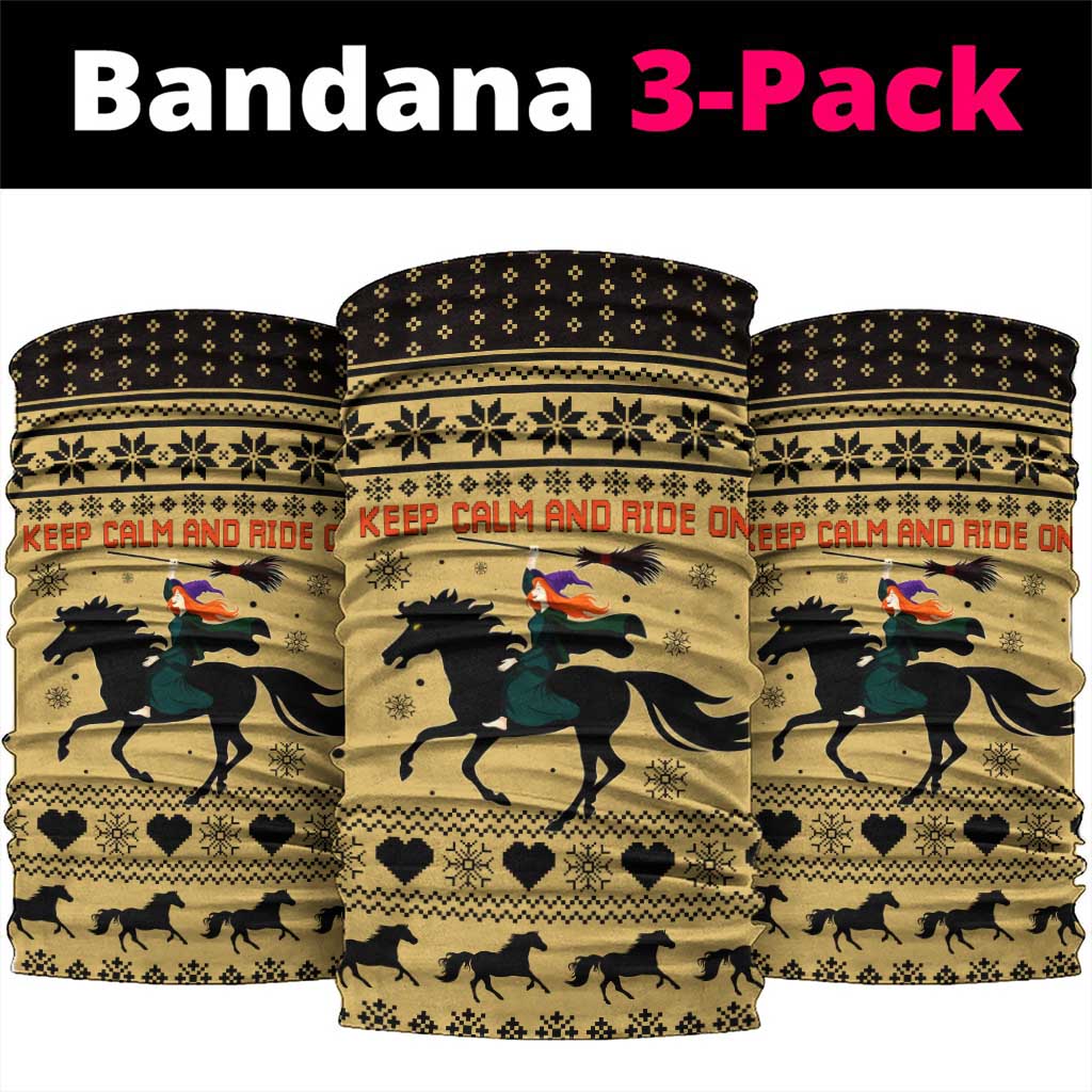 Horse Lover Christmas Christmas Neck Gaiter Xmas Holiday Patterns - Wonder Print Shop