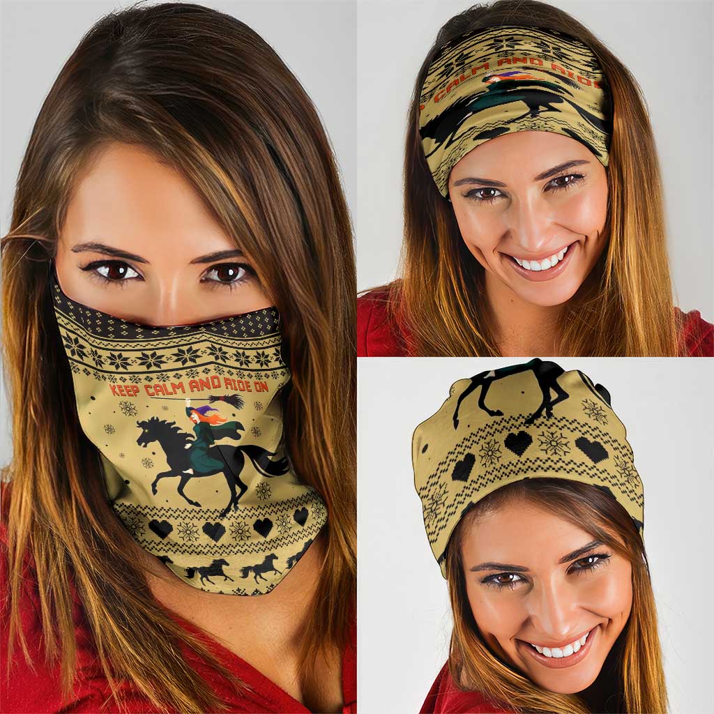 Horse Lover Christmas Christmas Neck Gaiter Xmas Holiday Patterns - Wonder Print Shop