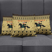 Horse Lover Christmas Christmas Pillow Cover Xmas Holiday Patterns - Wonder Print Shop