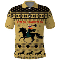 Horse Lover Christmas Christmas Polo Shirt Xmas Holiday Patterns - Wonder Print Shop