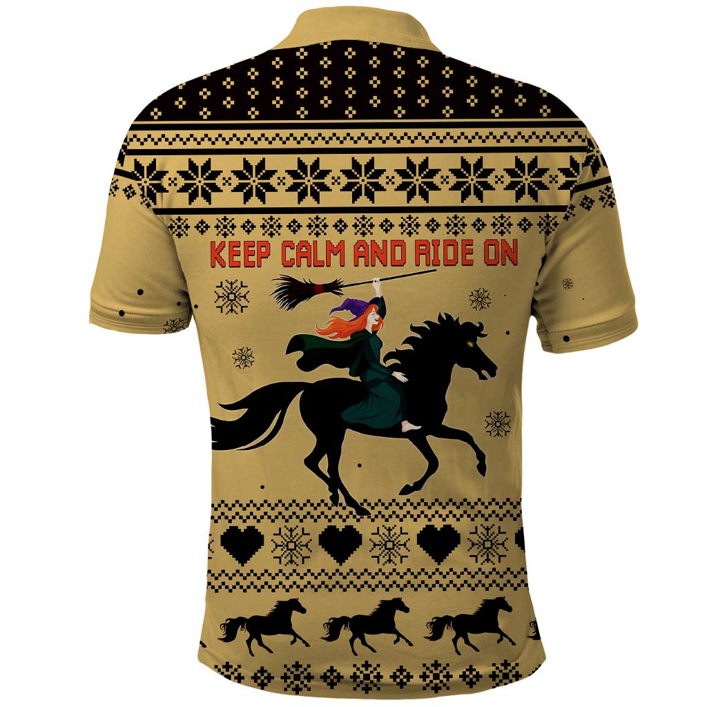 Horse Lover Christmas Christmas Polo Shirt Xmas Holiday Patterns - Wonder Print Shop