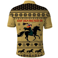 Horse Lover Christmas Christmas Polo Shirt Xmas Holiday Patterns - Wonder Print Shop