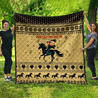 Horse Lover Christmas Christmas Quilt Xmas Holiday Patterns - Wonder Print Shop