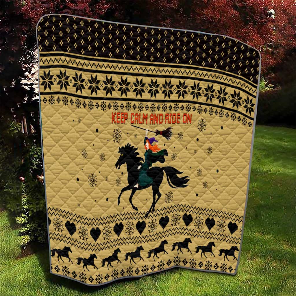 Horse Lover Christmas Christmas Quilt Xmas Holiday Patterns - Wonder Print Shop