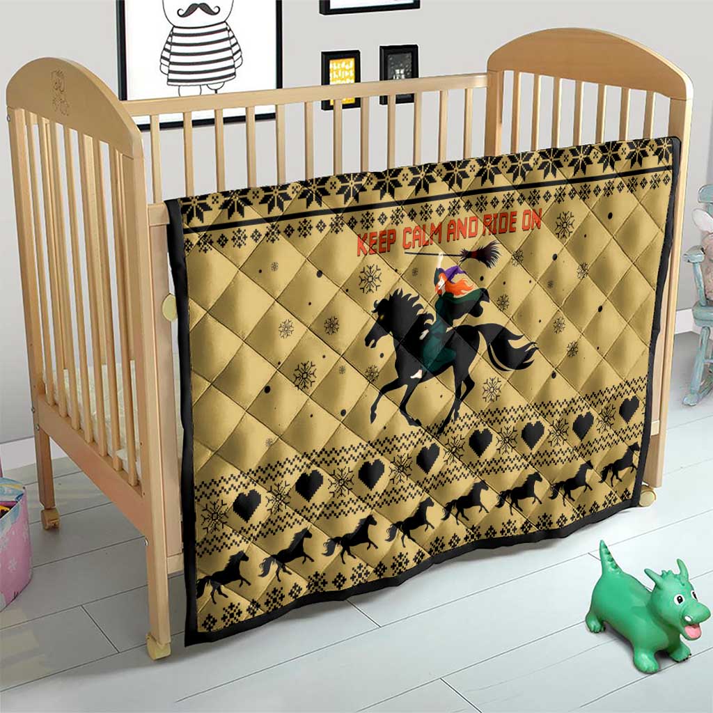 Horse Lover Christmas Christmas Quilt Xmas Holiday Patterns - Wonder Print Shop