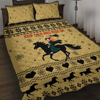 Horse Lover Christmas Christmas Quilt Bed Set Xmas Holiday Patterns - Wonder Print Shop