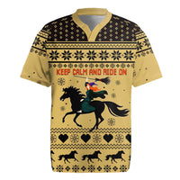 Horse Lover Christmas Christmas Rugby Jersey Xmas Holiday Patterns - Wonder Print Shop